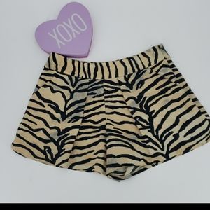 REBECCA TAYLOR tiger print shorts